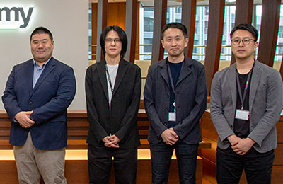 溝辺氏、庄司氏、福田氏、中岡氏